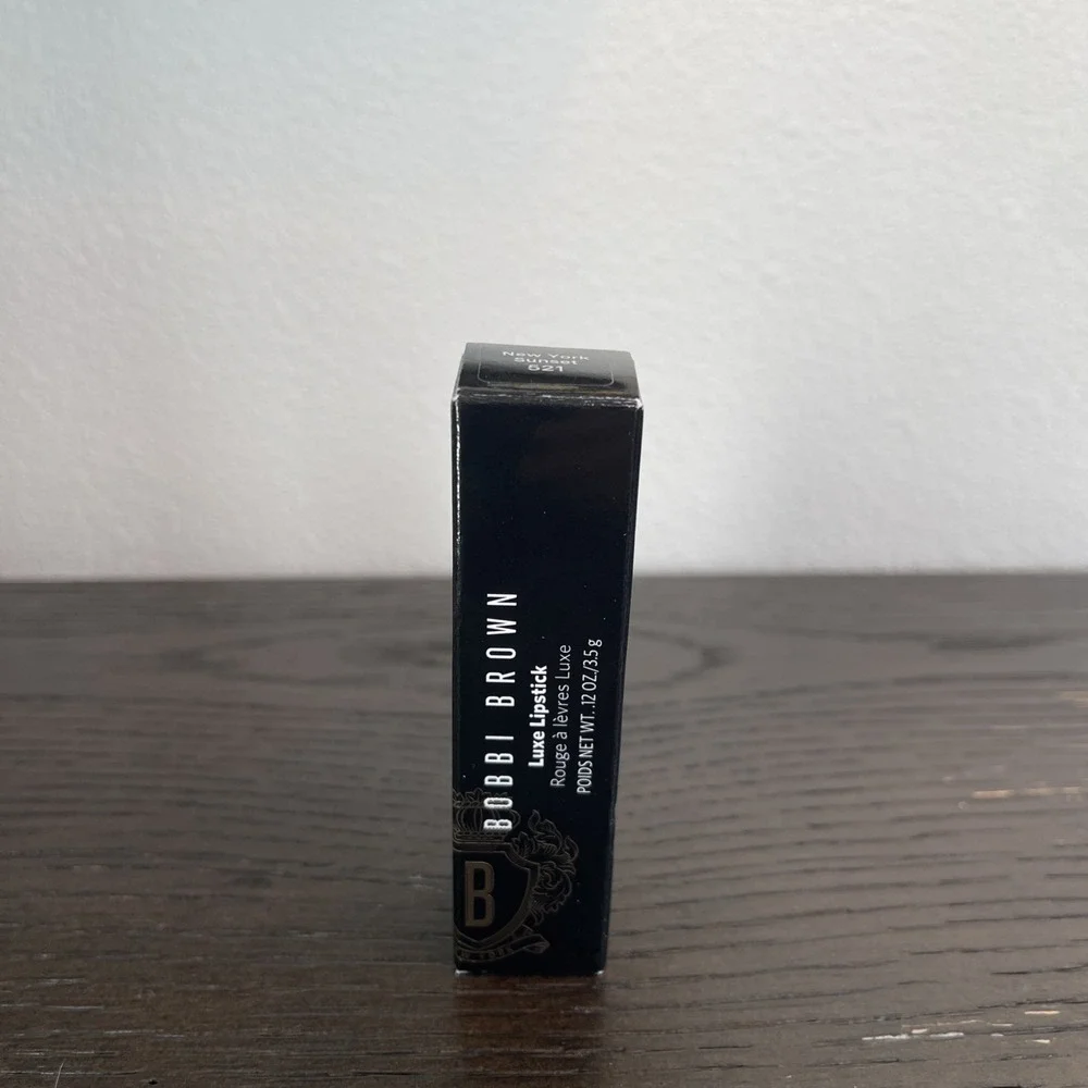 NEW NIB Bobbi Brown Lip Color LUXE Lipstick Full Size .13 oz NEW YORK SUNSET